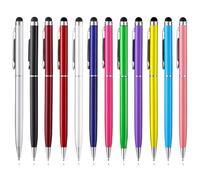 Penna per tablet per tutti i tablet, penne touch screen con penna a sfera nera, penna capacitiva per iPad, iPhone, Kindle, cellulare, Samsung Tablet, Galaxy tutti i touch screen