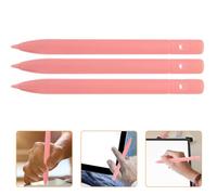 Penna per Tablet Rosa in Plastica, Set 3 Pezzi per Scrittura | Compatibile Schermi 8, 5, 10 e 12 Pollici, Uso Casa e Ufficio, Accessorio per Appunti e Comunicazione