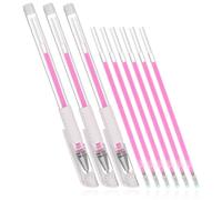 Penna per Tatuaggio Sopracciglia Rosa per Pelle, Set Plastico | Linea Precisa per Marcatura e Posizionamento, Corpo Delicato, Uso Sicuro sulla Pelle, per Donne e Professionisti