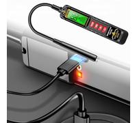 Penna per test di tensione per auto con display digitale, sonda in metallo, funzione di continuità e cicalino per rilevare i punti di interruzione elettrici (B)