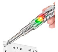 Penna per tester elettrico reattivo, penna tester di tensione senza contatto, cacciavite per penna per tester elettrico 24-250 V, Penna di prova con indicatore luminoso, sonda penna tester elettrico
