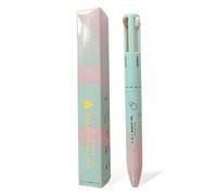 Penna per trucco 4 in 1 multifunzionale con eyeliner per labbra matita per sopracciglia evidenziatore portatile da viaggio facile da applicare