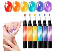 Penna per Unghie 6 Pezzi Manicure Asciugatura Rapida