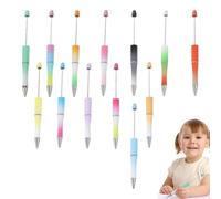 Penna perle - Scrivi agevolmente le penne riempibili con perline creatività | Figlio per la festa per bambini per i compiti, la firma, il lavoro, l'esame, il journaling