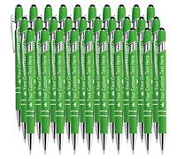 Penna Personalizzata con Incisione Logo Nome 30 Penne Personalizzate Penne Personalizzabili Regalo Penna Personalizzabile per Ufficio Laurea Compleanno Donna Uomo Universitari, Verde Chiaro