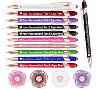 Penna Personalizzata con Incisione Nome Logo 10 Penne Personalizzate Penna Touch Regali Ufficio Datore Di Lavoro Sacerdote Testimone Nozze Laurea