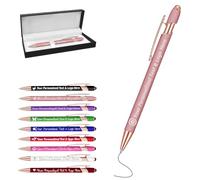 Penna Personalizzata Penne Personalizzate Con Nome Logo Testo Penna Incisione gratuita Penne per Scrittura Lisce Personalizzate Regalo per Uomini Donne Ufficio Affari Natale Matrimonio