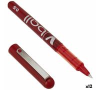 Penna Pilot BL-VB-5 Rosso 0,3 mm [12 Unità]