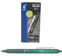 Penna Pilot Frixion Clicker 0.7 Verde BLRT-FR7 CONF.12 PZ Scuola