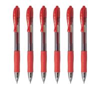 Penna Pilot G-2 0.7 mm Rossa Set di 6