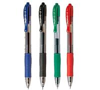 Penna Pilot G2, confezione da 12 pezzi (6 blu, 4 nere, 1 rossa, 1 verde)