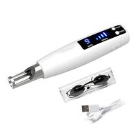 Penna Professionale Per La Rimozione Dei Nei, Dispositivo Al Plasma A Penna Picosecondo, 9 Modalità + 4 Livelli, Con Schermo Lcd + Illuminazione, Per Verruche, Lentiggini, Nei, Macchie Scure,Red