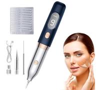 Penna professionale per la rimozione di talpe, penna al plasma con luce rossa e blu, 9 livelli di regolazione, display LCD, utilizzata per rimuovere lentiggini, talpe, verruche