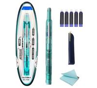 Penna retrattile per fontana - penne a inchiostro ricaricabili | ClickTech Fountain Ballpoint | Smooth Nib No Perde Calligrafia Strumento per schizzare graffiti carattere Doodling Journa