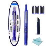 Penna retrattile per fontana - penne a inchiostro ricaricabili | Set penna Fountain con tappo, strumento per calligrafia Nib No-Leak per schizzi, graffiti, etichettatura, evidenziatore di