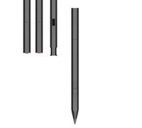 Penna ricaricabile MPP 2.0 Tilt per dispositivi touch screen HP Penna stilo dal design compatto con sensibilità alla pressione 4096, funzione di attacco magnetico, nero (3J122AA)