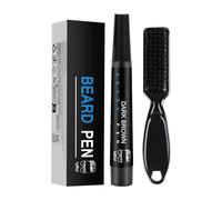 Penna Riempitivo Barba Uomo - Marker Naturale Con Pettine Integrato - Sicura per Baffi Sopracciglia e Contorni con Pennello - Rivitalizzazione Capelli adatta per Uso Domestico