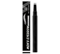 Penna riempitrice per barba, modellatore a forcelle, 1,5 x 11,7 cm, colorante per barba con struttura di precisione, strumento impermeabile per peli del viso, penna per baffi con funzione di