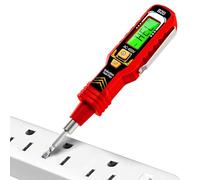 Penna rilevatore di tensione - Tester per circuiti con display digitale, sensore di tensione senza | Strumento di misurazione a selezione automatica con illuminazione a LED, rilevatore di linee