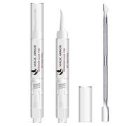 Penna rimuovi colla per unghie 5mlx2, per pressare le unghie, per rimuovere unghie artificiali, non per base di smalto gel, rimozione facile e veloce del gel con spingicuticole