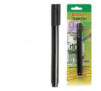 Penna rivelatore di falsificazione per verifica valuta, rileva banconote false in dollari con indicatore di prova dell'inchiostro, formato portatile 133 mm, nero