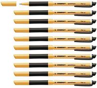 Penna Roller a inchiostro Gel - STABILO pointVisco - Confezione da 10 - Nero - N