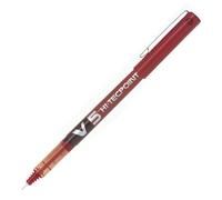 Penna Roller Ball Pilot V5 Hi-tecpoint 0.5 mm Rossa