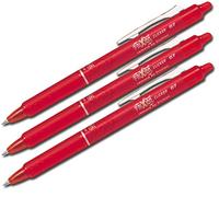 Penna roller Frixion cancellabile da Pilot - Nero, Red, 3 Stifte