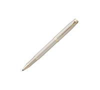 Parker Penna roller IM Monochrome punta fine inchiostro nero finitura champagne