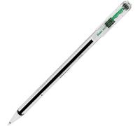 Penna roller Pentel SuperB - Punta fine 0,7 mm - Corsa 0,35 mm - Inchiostro a base di olio - Colore verde NEW