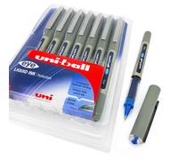 Penna Roller Uni-Ball UB-157 0,7mm Punta Inchiostro Viola Blu Astuccio Da 8