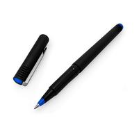 Penna roller Uni Micro con punta in metallo, pigmenti a base d'acqua, scatola da