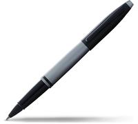 Penna Rollerball Matte Grigia Cross Calais Con Appuntamenti Neri In PVD