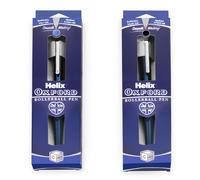 Penna Rollerball Premium Helix Oxford Media 0.7Mm Nera E Blu 2 Pack