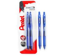Penna Rollerball Retrattile Pentel Energel X BL107 0.7mm Blu Confezione Da 2