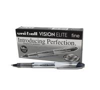 PENNA ROLLERBALL UB 200 VISION ELITE MEDIUM INCHIOSTRO NERO SUPER INK A PROVA DI