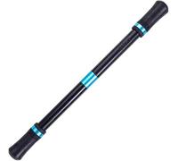 Penna rotante con palla ponderata, penna a sfera rotante con dita nere per giochi, apprendimento forniture per ufficio, 21,6 cm