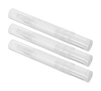 Penna Rotante Vuota 5ml in Pp, Set 3 Pezzi per Cosmetici | Design Compatto, Chiusura Sottovuoto, Uso Multiuso, per Routine di Bellezza e Ritocchi fuori Casa