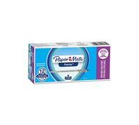 Paper Mate Replay Penna a Sfera Cancellabile, Confezione da 12 Penne, BLU