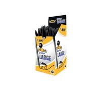 Penna a sfera con cappuccio a Cristal Large - punta 1,6mm - nero - Bic - conf. 50 pezzi Quantita min. 1