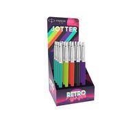 Penna sfera Jotter Original Retrò - colori assortiti - Parker - expo 20 pezzi