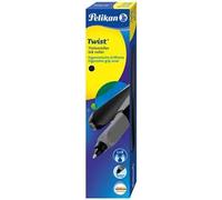 Pelikan, Twist Penna Sferografica Color Nera, Impugnatura Ergonomica per Destrimani e Mancini, Inchiostro Nero, Made in Germany