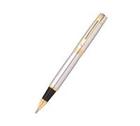 Penna Sheaffer 300 con finiture cromate/dorate e pennino in acciaio/acciaio medi