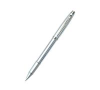 Penna Sheaffer Premium 100 cromata spazzolata/placcata nichel con punto bianco S