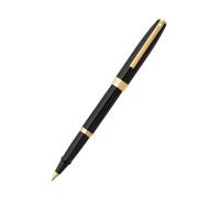 Penna Sheaffer Sagaris nero lucido/oro con finiture lisce in una lussuosa confez