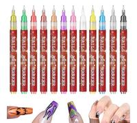 Penna Smalto Gel | Resistente alle macchie e ideale per i principianti | Pennarello smalto per unghie donna | per dilettanti madre fidanzata professionisti salone di casa uso studio