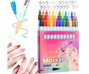 Penna Smalto per Unghie 24 Colori per Disegno e Decorazione