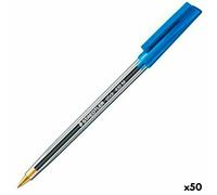Penna Staedtler Stick 430 Azzurro [50 Unità]