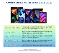 Penna stilo attiva 2 in 1, design elegante ed ergonomico, matita digitale universale, supporta il riconoscimento del palmo e l'inclinazione, per iPad