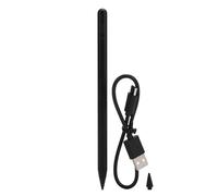 Penna stilo attiva per tablet IOS, matita stilo magnetica con rifiuto del palmo e sensibilità all'inclinazione, pennino POM preciso da 1,5 mm per prendere appunti, compatibile (Nera)